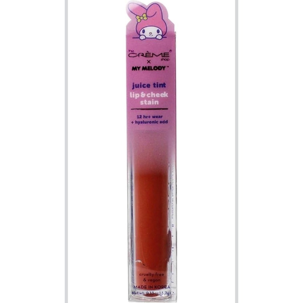 The Creme Shop x My Melody Juice Tint Lip & Cheek Stain Cookie Crush 0.13 oz